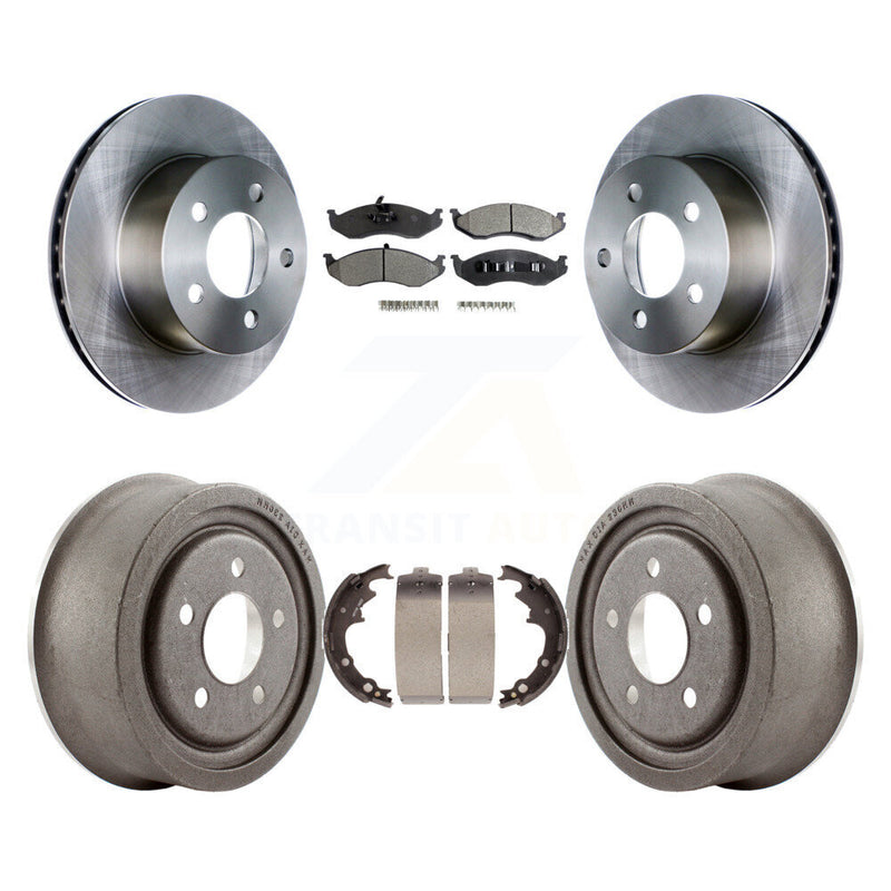 Transit Auto K8F-103338 Disc Brake Kit for 1990-1999 Jeep Wrangler, Jeep Cherokee - Front and Rear product image