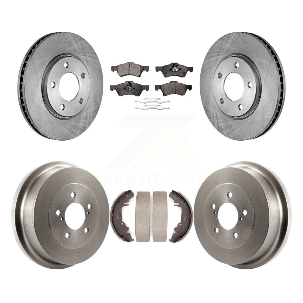 Transit Auto K8F-103344 Disc Brake Kit for 2001-2007 Chrysler Town & Country, Dodge Caravan, Dodge Grand Caravan - Front and Rear product image