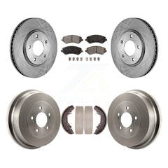Transit Auto K8F-103345 Disc Brake Kit for 2003-2006 Dodge Grand Caravan, Chrysler Voyager - Front and Rear product image