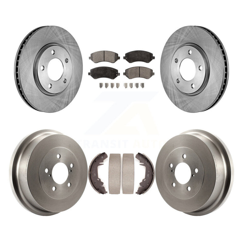 Transit Auto K8F-103345 Disc Brake Kit for 2003-2006 Dodge Grand Caravan, Chrysler Voyager - Front and Rear product image