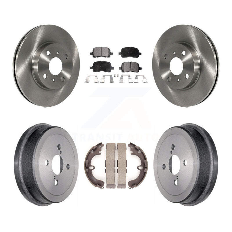 Transit Auto K8F-103351 Disc Brake Kit for 1998-2002 Chevrolet Prizm, Toyota Corolla - Front and Rear product image