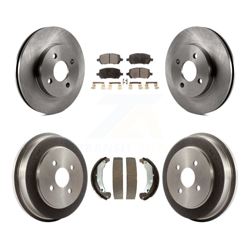 Transit Auto K8F-103354 Disc Brake Kit for 2003-2008 Pontiac G5, Chevrolet Cobalt, Pontiac Pursuit & more - Front and Rear product image