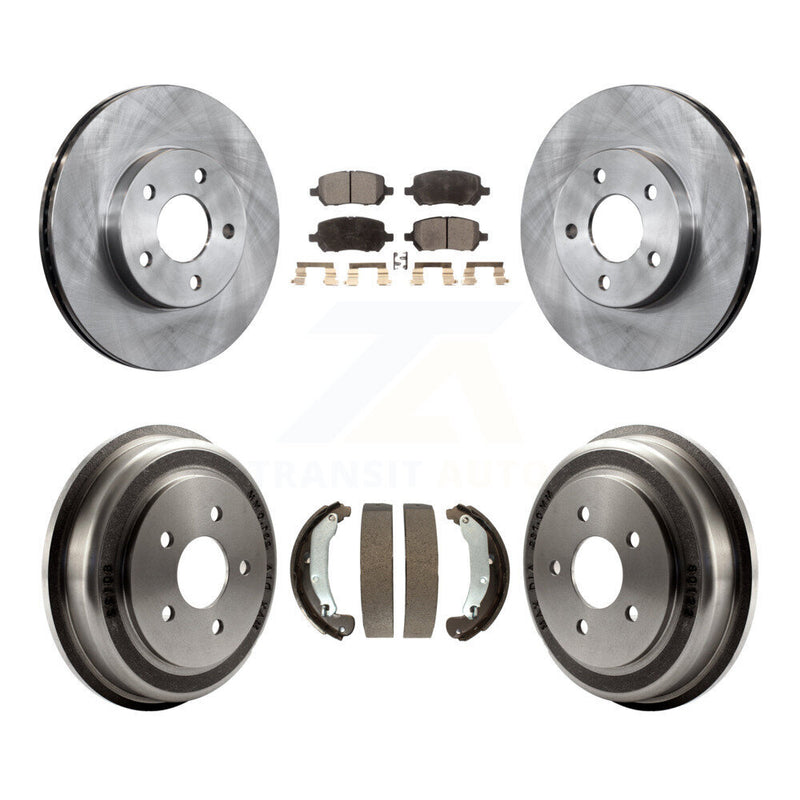 Transit Auto K8F-103355 Disc Brake Kit for 2007-2008 Chevrolet Cobalt, Pontiac G5 - Front and Rear product image