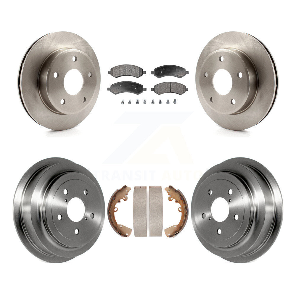Transit Auto K8F-103359 Disc Brake Kit for 2005-2011 Ram Dakota, Mitsubishi Raider, Dodge Dakota - Front and Rear product image