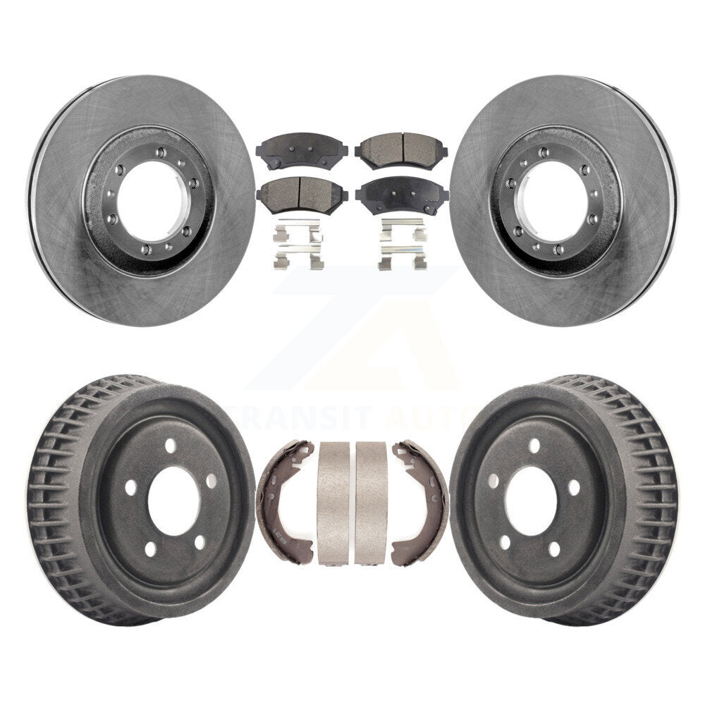 Transit Auto K8F-103361 Disc Brake Kit for 1997-2005 Chevrolet Venture, Pontiac Montana, Oldsmobile Silhouette & more - Front and Rear product image