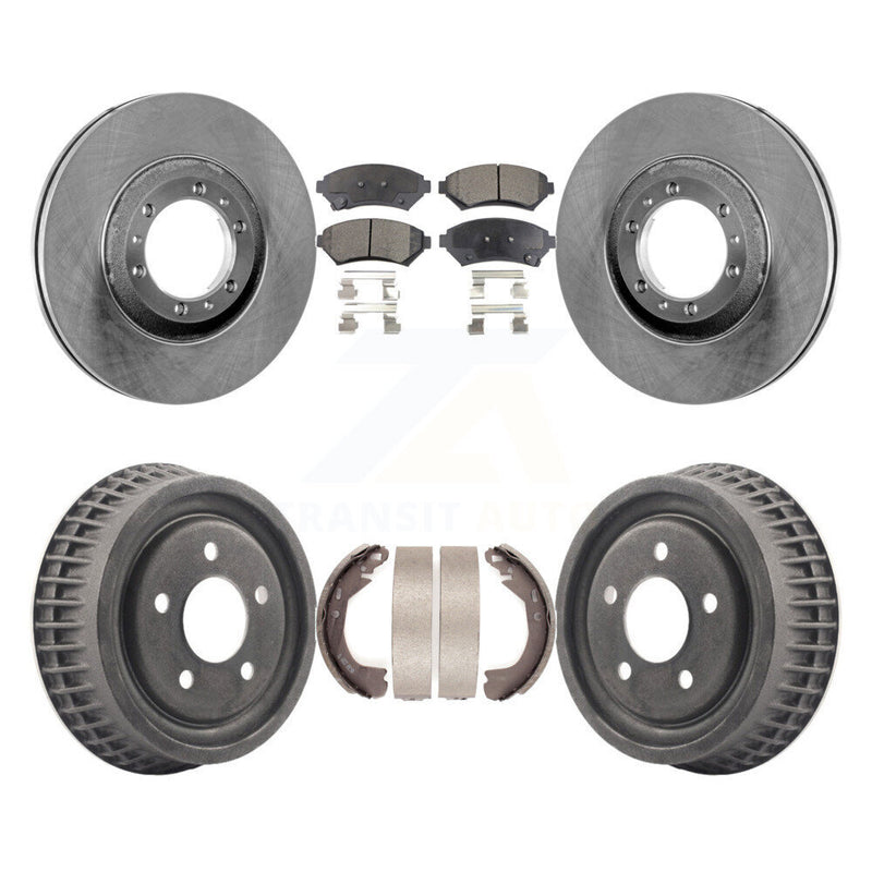 Transit Auto K8F-103361 Disc Brake Kit for 1997-2005 Chevrolet Venture, Pontiac Montana, Oldsmobile Silhouette & more - Front and Rear product image