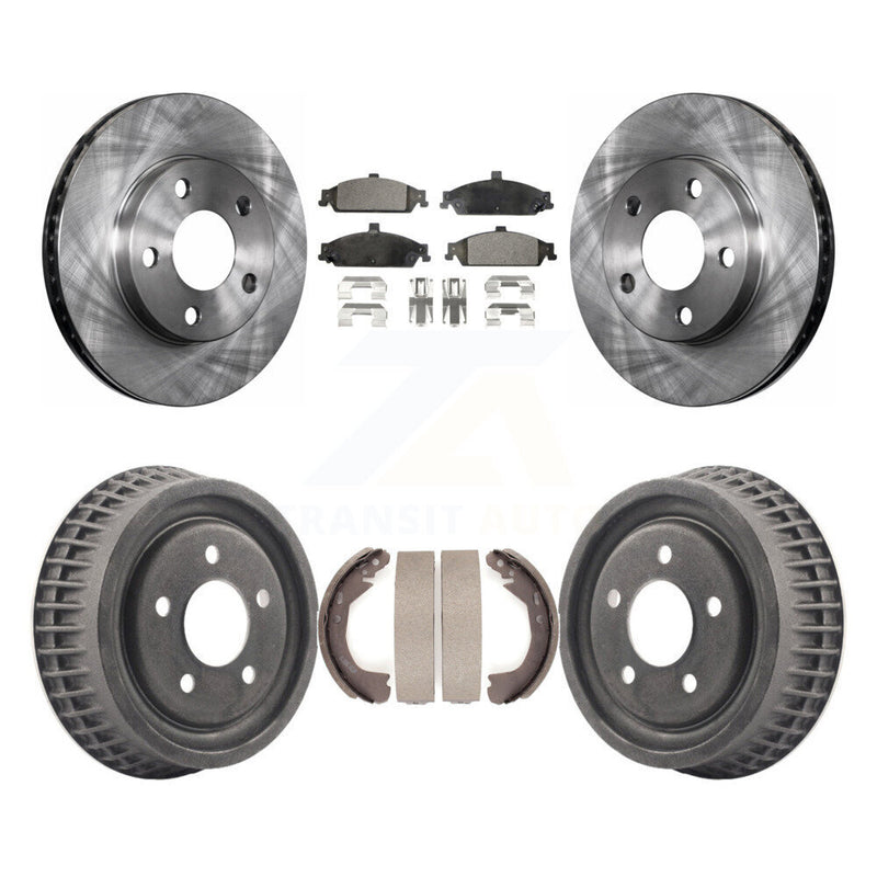 Transit Auto K8F-103362 Disc Brake Kit for 1997-2005 Chevrolet Classic, Oldsmobile Alero, Pontiac Grand Am & more - Front and Rear product image