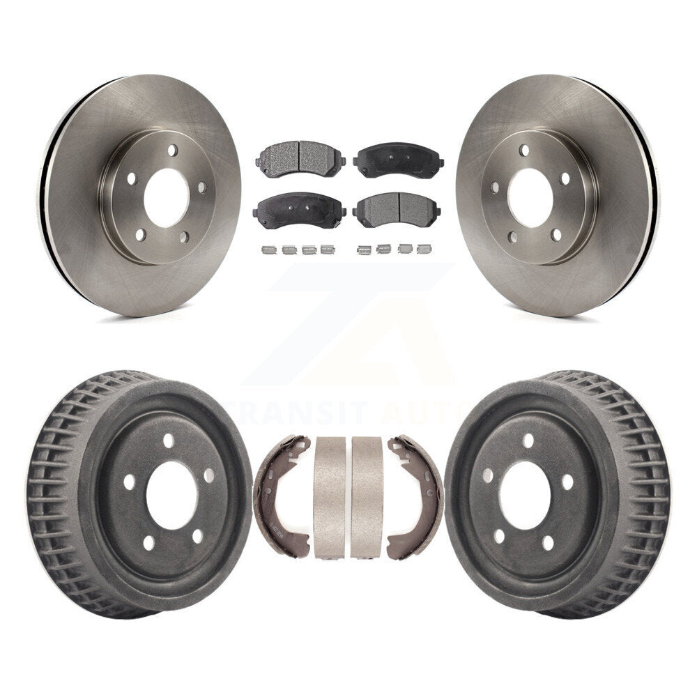 Transit Auto K8F-103363 Disc Brake Kit for 2002-2004 Chevrolet Venture, Oldsmobile Silhouette, Pontiac Montana - Front and Rear product image