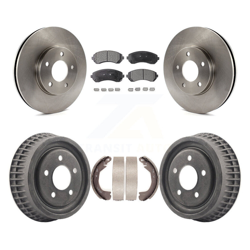 Transit Auto K8F-103363 Disc Brake Kit for 2002-2004 Chevrolet Venture, Oldsmobile Silhouette, Pontiac Montana - Front and Rear product image