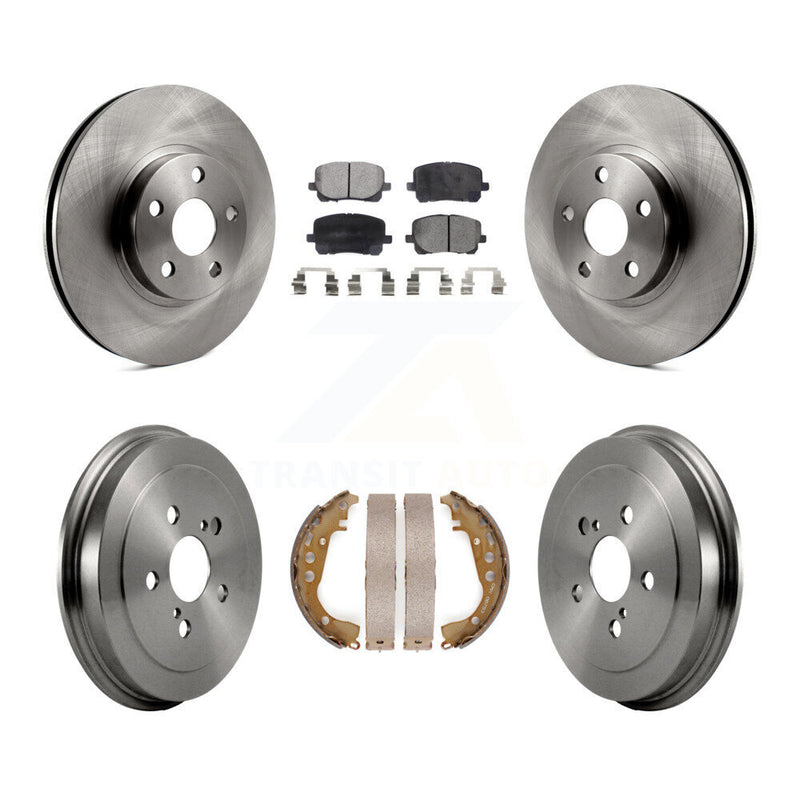 Transit Auto K8F-103370 Disc Brake Kit for 2003-2008 Toyota Corolla - Front and Rear product image