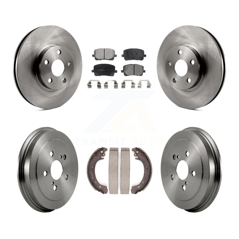 Transit Auto K8F-103371 Disc Brake Kit for 2003-2008 Toyota Corolla - Front and Rear product image