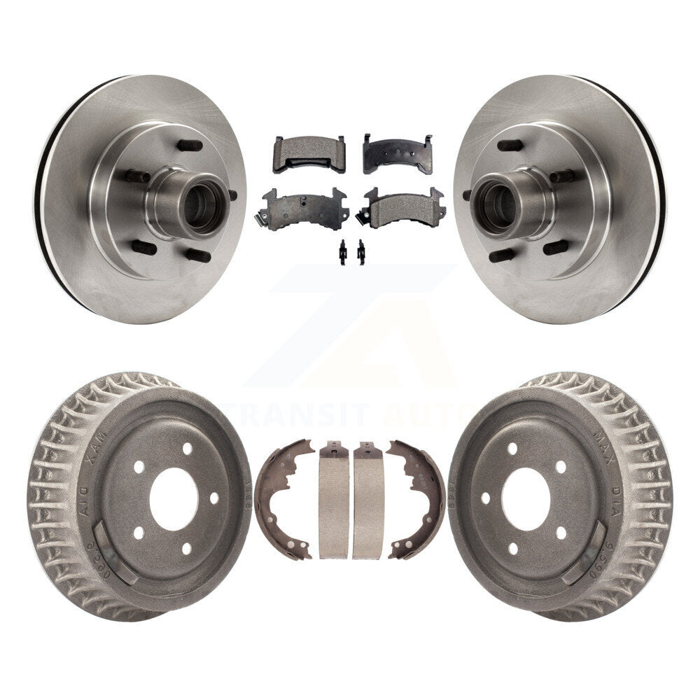 Transit Auto K8F-103389 Disc Brake Kit for 1992-2002 GMC Sonoma, Isuzu Hombre, Chevrolet Blazer & more - Front and Rear product image