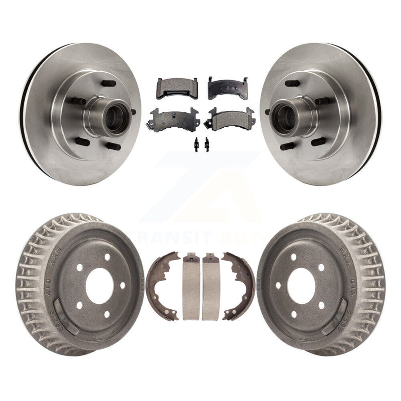Transit Auto K8F-103389 Disc Brake Kit for 1992-2002 GMC Sonoma, Isuzu Hombre, Chevrolet Blazer & more - Front and Rear product image