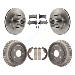 Transit Auto K8F-103390 Disc Brake Kit for 1992-1996 Chevrolet S10, Chevrolet S10 Blazer, GMC Jimmy & more - Front and Rear product image
