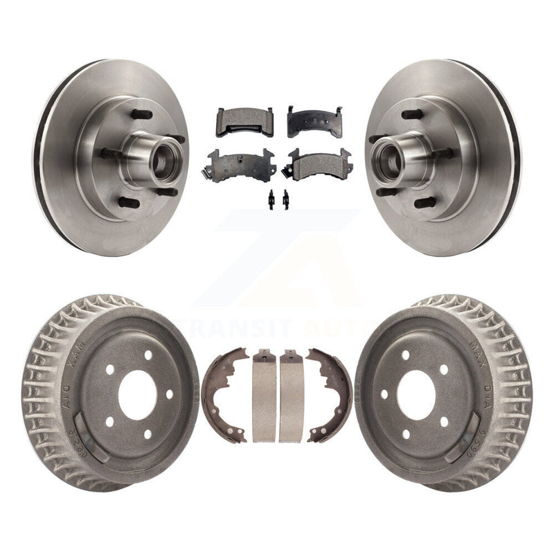 Transit Auto K8F-103390 Disc Brake Kit for 1992-1996 Chevrolet S10, Chevrolet S10 Blazer, GMC Jimmy & more - Front and Rear product image