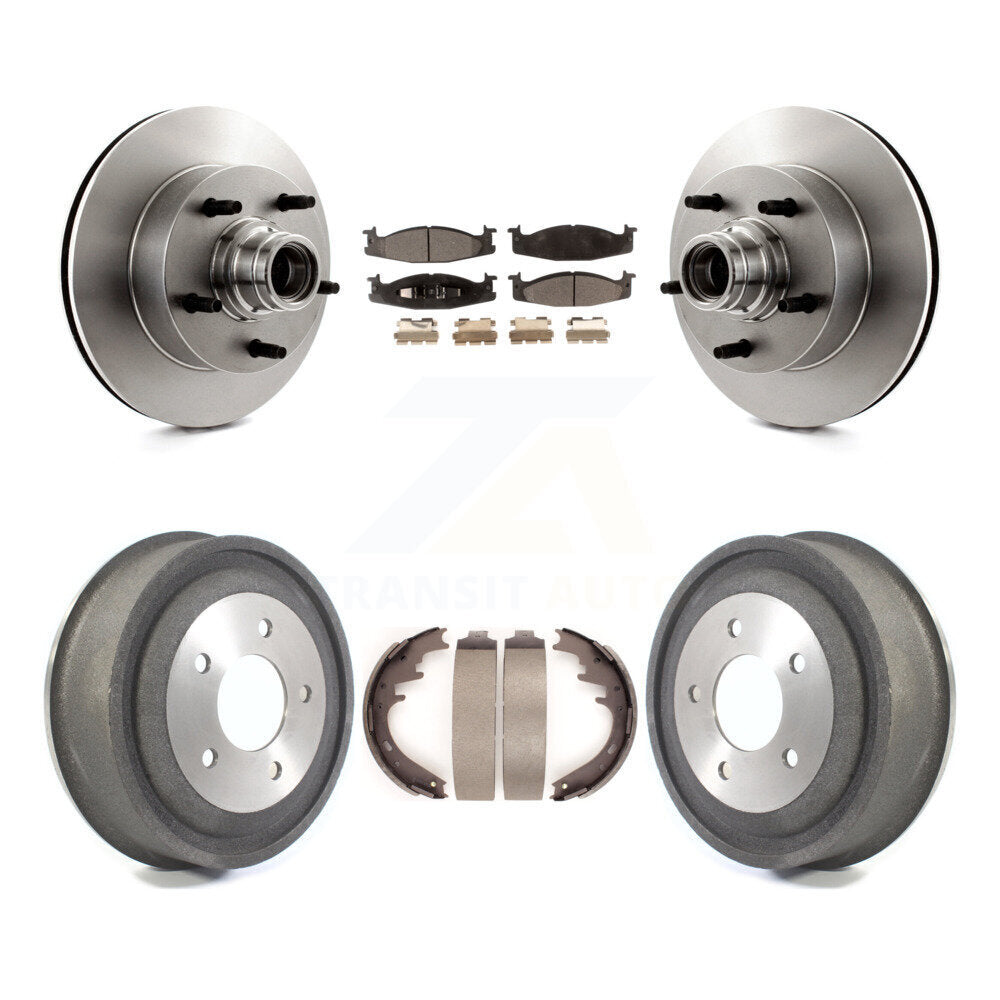 Transit Auto K8F-103408 Disc Brake Kit for 2000-2003 Ford E-150, Ford E-150 Club Wagon, Ford E-150 Econoline & more - Front and Rear product image