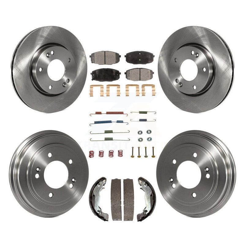 Transit Auto K8F-103423 Disc Brake Kit for 2009-2010 Hyundai Elantra - Front and Rear product image
