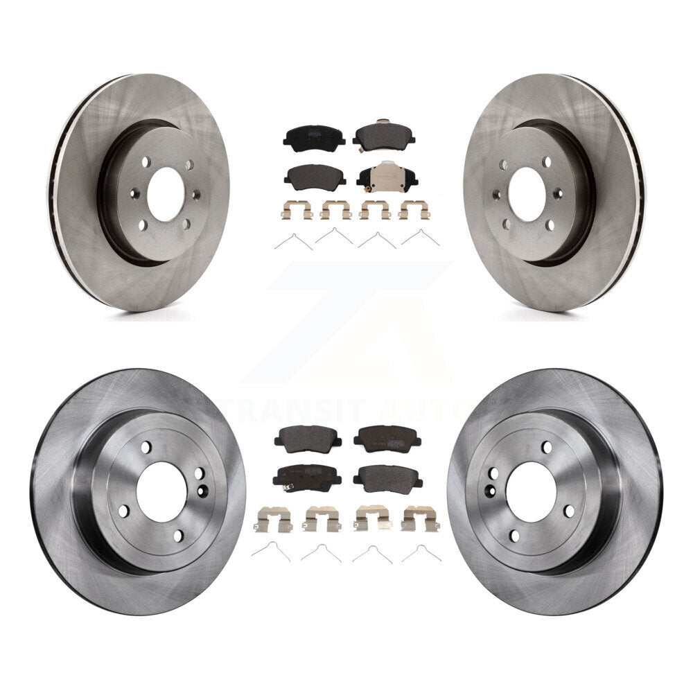 Transit Auto K8F-103431 Disc Brake Kit for 2018-2023 Kia Rio, Hyundai Accent - Front and Rear product image