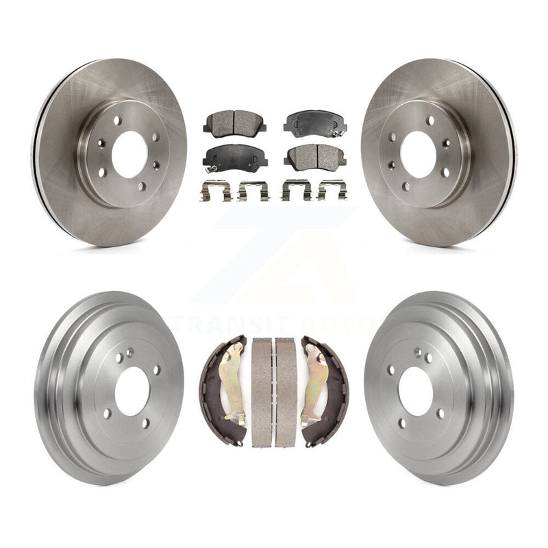 Transit Auto K8F-103433 Disc Brake Kit for 2012-2017 Hyundai Accent - Front and Rear product image