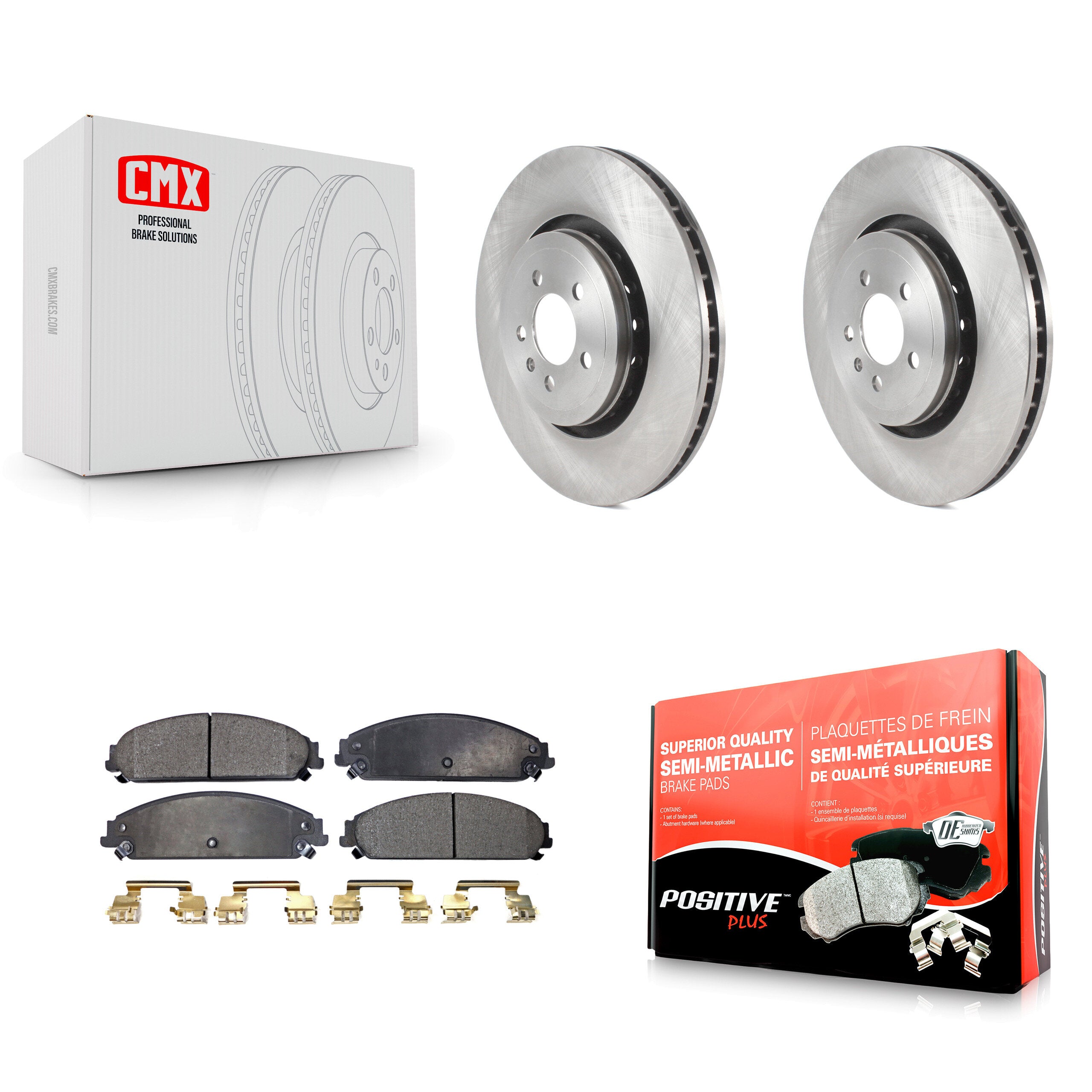 Transit Auto K8F-103449 Disc Brake Kit for 2014-2018 Dodge Charger - Front product image