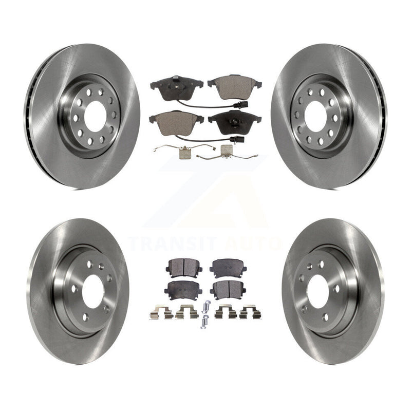 Transit Auto K8F-103472 Disc Brake Kit for 2009 Audi A4 Quattro - Front and Rear product image