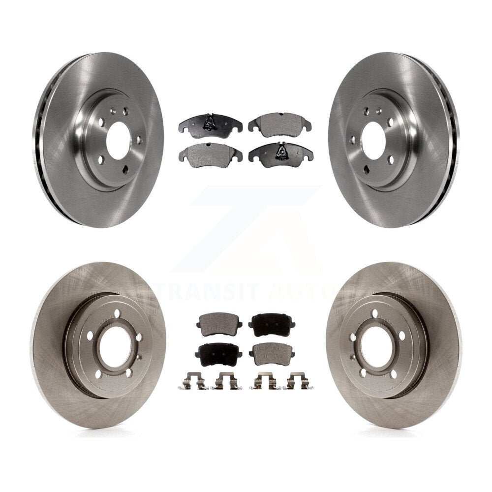Transit Auto K8F-103473 Disc Brake Kit for 2009 Audi A4 Quattro - Front and Rear product image