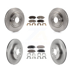 Transit Auto K8F-103480 Disc Brake Kit for 2017 Nissan LEAF - Front and Rear product image