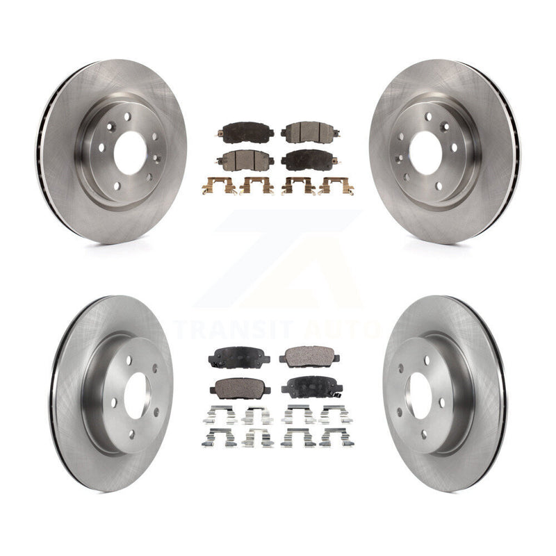 Transit Auto K8F-103480 Disc Brake Kit for 2017 Nissan LEAF - Front and Rear product image