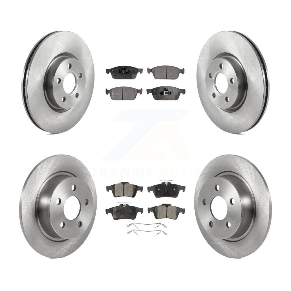 Transit Auto K8F-103484 Disc Brake Kit for 2018-2023 Ford Transit Connect - Front and Rear product image