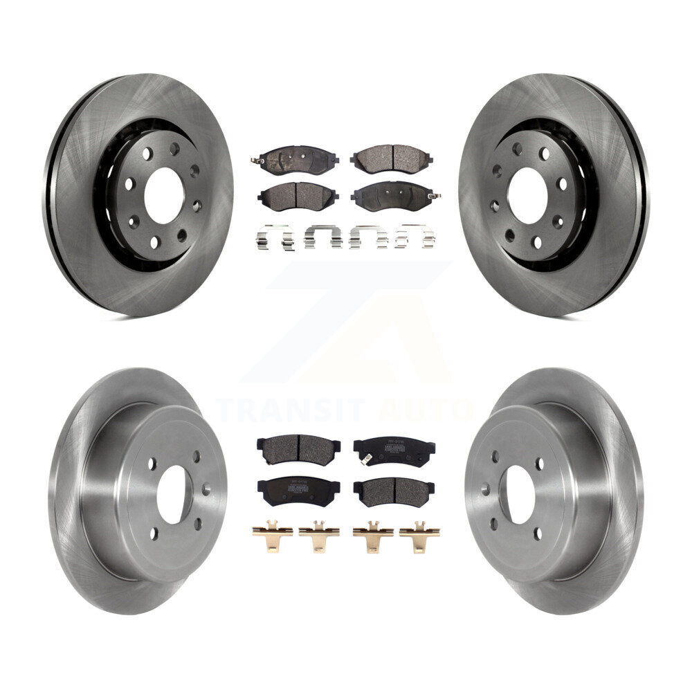 Transit Auto K8F-103490 Disc Brake Kit for 2014-2016 Chevrolet Spark, Chevrolet Spark EV - Front and Rear product image