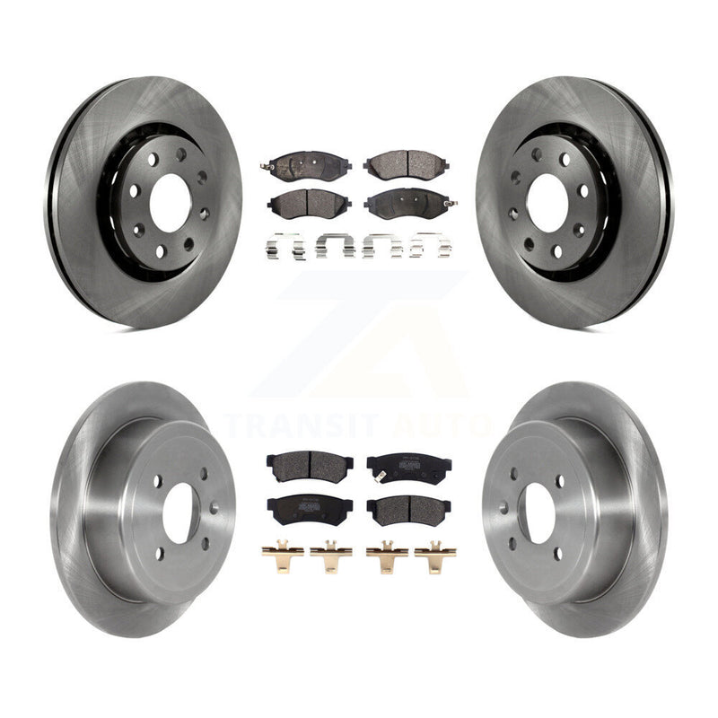 Transit Auto K8F-103490 Disc Brake Kit for 2014-2016 Chevrolet Spark, Chevrolet Spark EV - Front and Rear product image