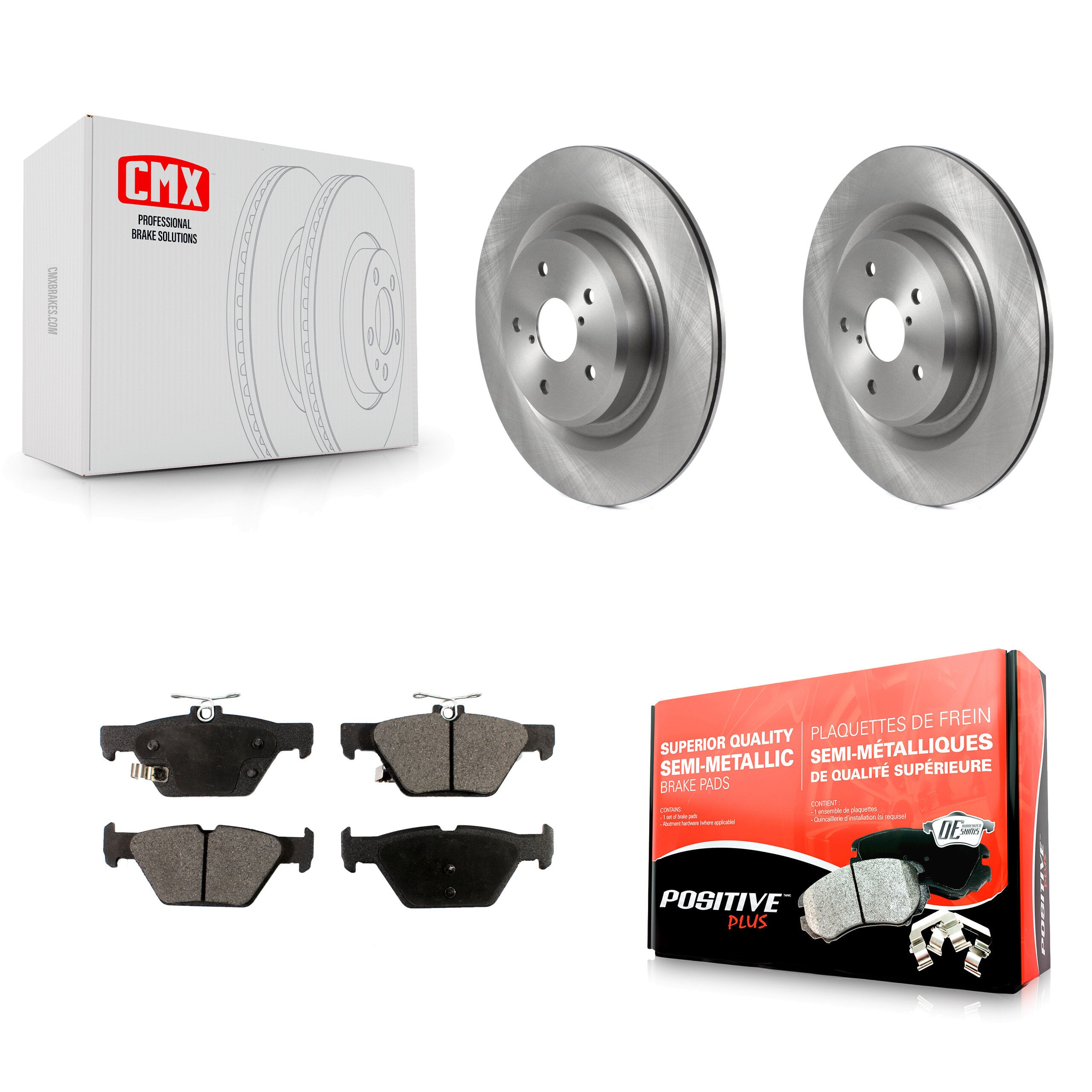 Transit Auto K8F-103527 Disc Brake Kit for 2019-2024 Subaru Ascent - Rear product image