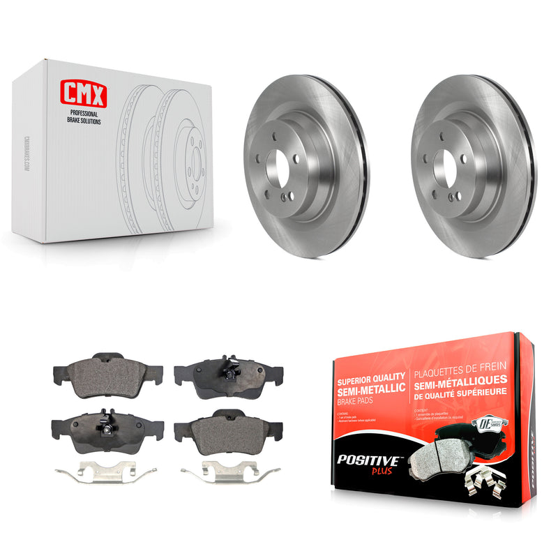 Transit Auto K8F-103542 Disc Brake Kit for 2010-2018 Mercedes-Benz CLS550, Mercedes-Benz E550 - Rear product image