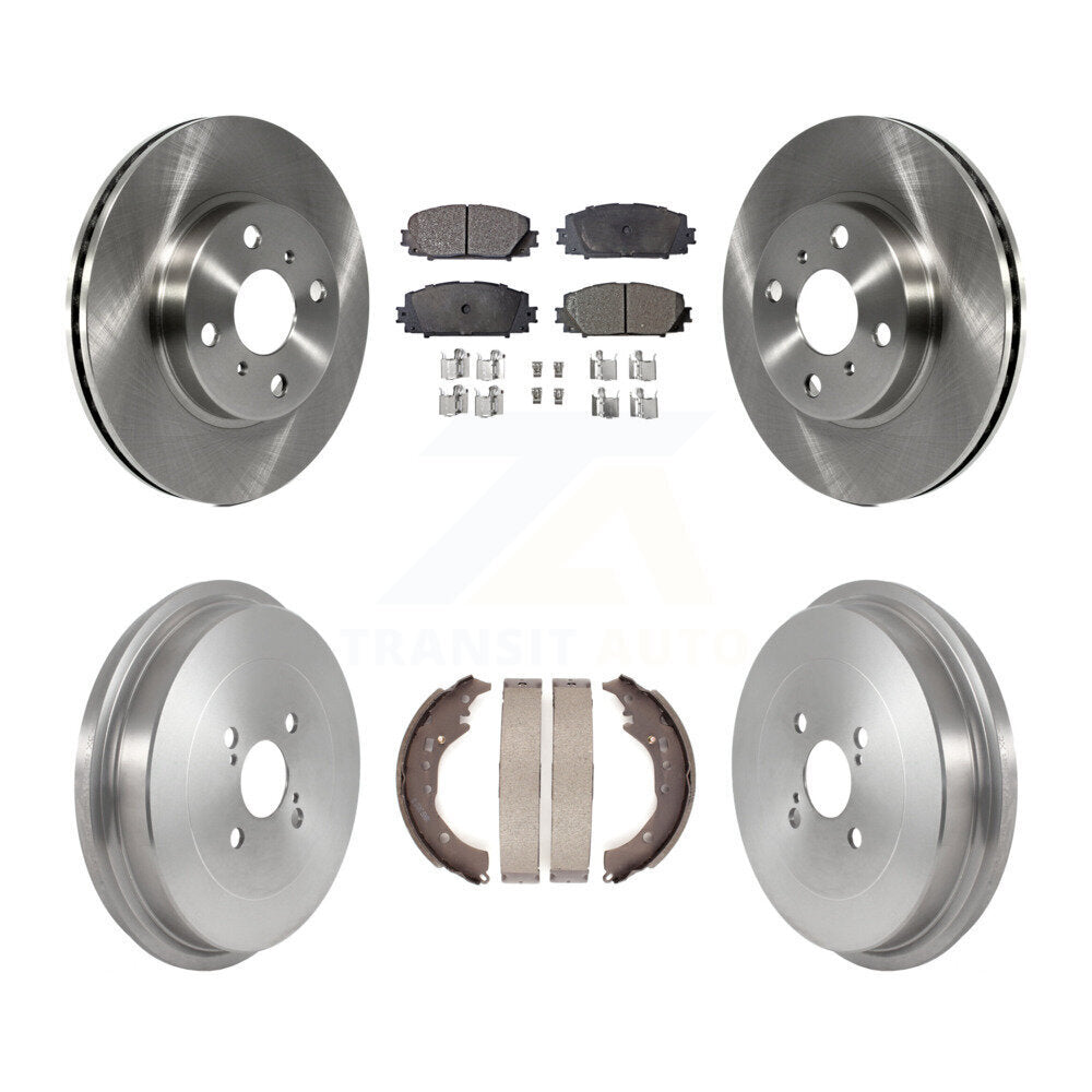 Transit Auto K8F-103550 Disc Brake Kit for 2012-2016 Scion iQ, Toyota Prius C - Front and Rear product image