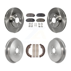 Transit Auto K8F-103550 Disc Brake Kit for 2012-2016 Scion iQ, Toyota Prius C - Front and Rear product image