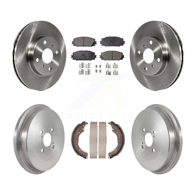 Transit Auto K8F-103550 Disc Brake Kit for 2012-2016 Scion iQ, Toyota Prius C - Front and Rear product image