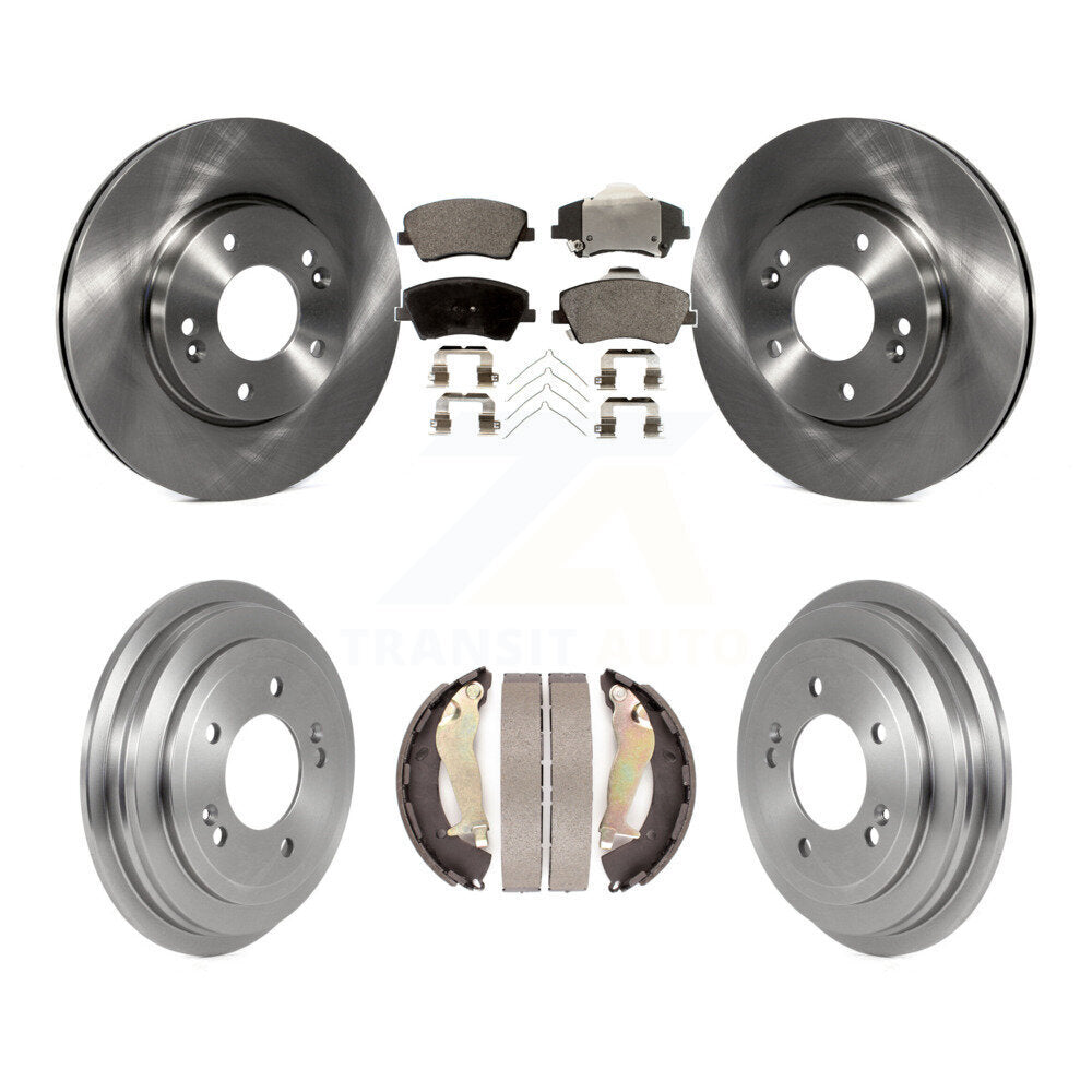 Transit Auto K8F-103551 Disc Brake Kit for 2017-2020 Hyundai Elantra - Front and Rear product image