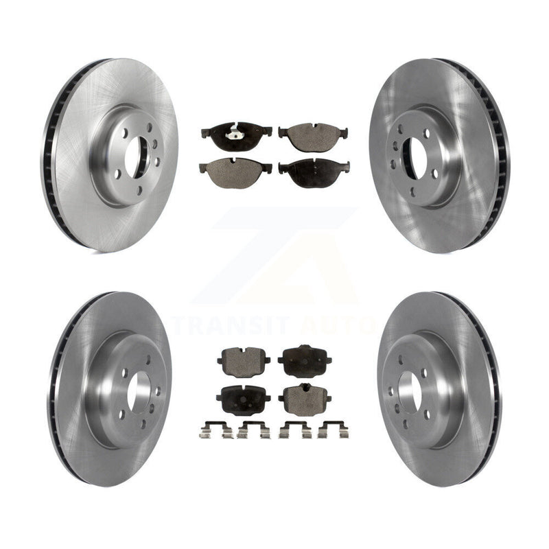 Transit Auto K8F-103556 Disc Brake Kit for 2011-2018 BMW 650i Gran Coupe, BMW 650i xDrive Gran Coupe, BMW 650i & more - Front and Rear product image