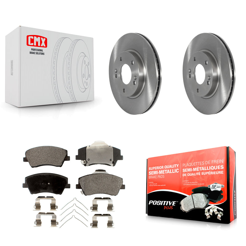 Transit Auto K8F-103560 Disc Brake Kit for 2017-2022 Hyundai Ioniq, Kia Niro - Front product image