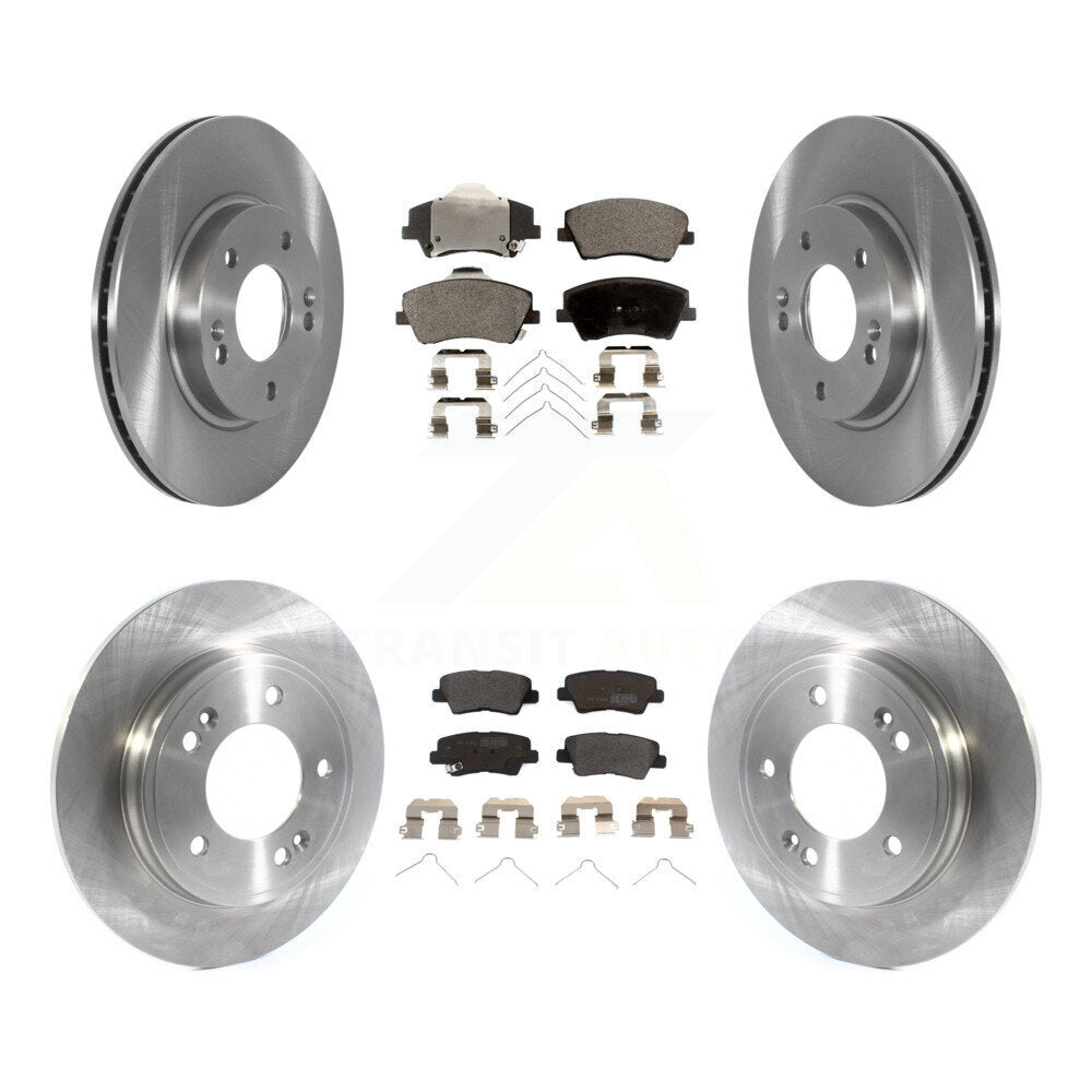 Transit Auto K8F-103575 Disc Brake Kit for 2017-2022 Kia Niro, Hyundai Ioniq - Front and Rear product image
