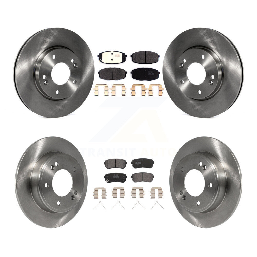 Transit Auto K8F-103602 Disc Brake Kit for 2018-2023 Hyundai Kona, Kia Seltos - Front and Rear product image