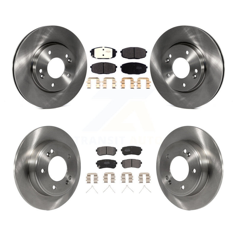Transit Auto K8F-103602 Disc Brake Kit for 2018-2023 Hyundai Kona, Kia Seltos - Front and Rear product image
