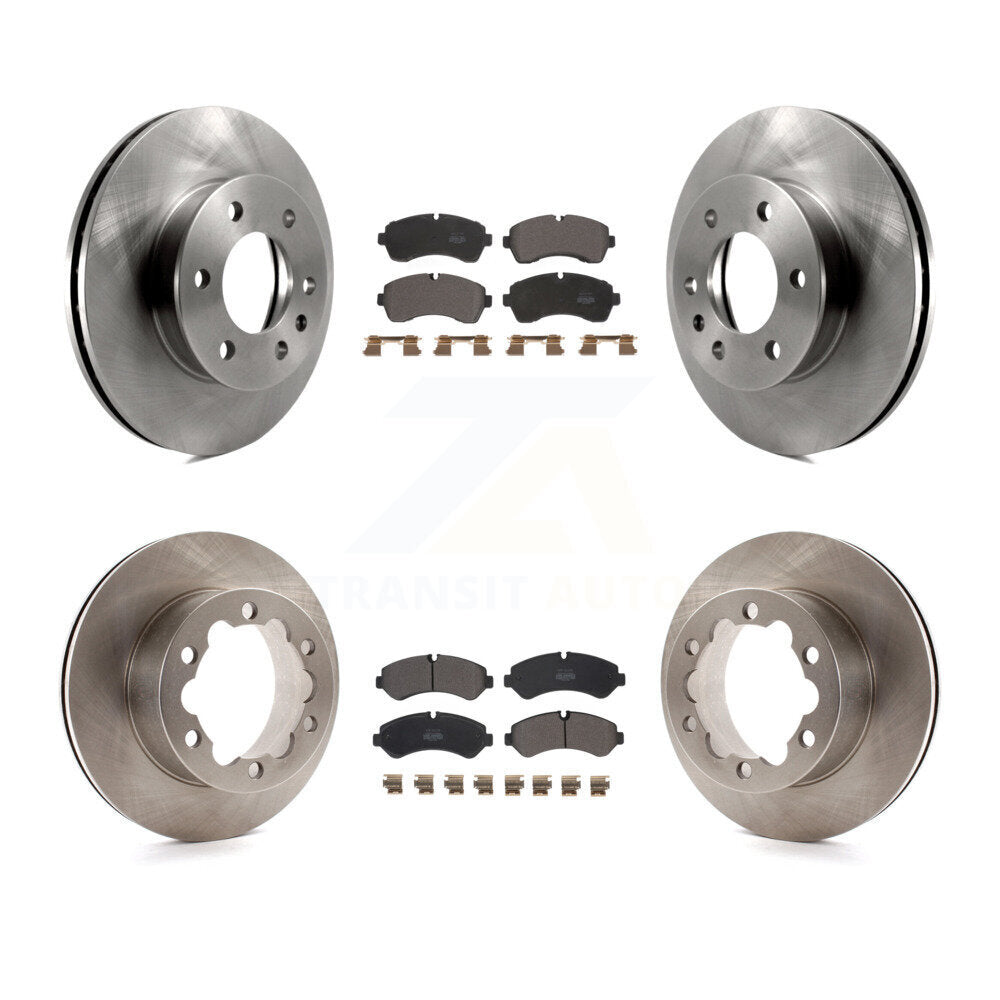 Transit Auto K8F-103607 Disc Brake Kit for 2019-2023 Mercedes-Benz Sprinter 3500, Mercedes-Benz Sprinter 3500XD, Mercedes-Benz Sprinter 4500 - Front and Rear product image