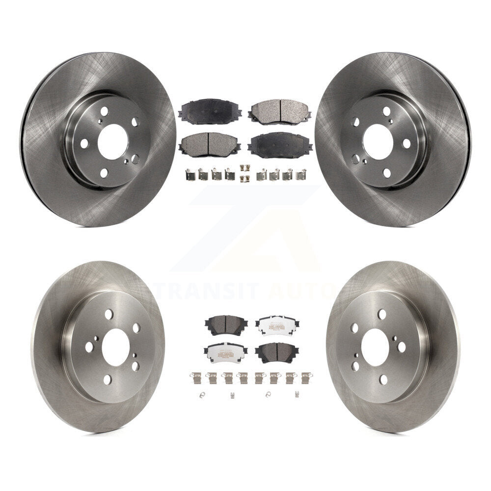 Transit Auto K8F-103608 Disc Brake Kit for 2019 Toyota Corolla - Front and Rear product image
