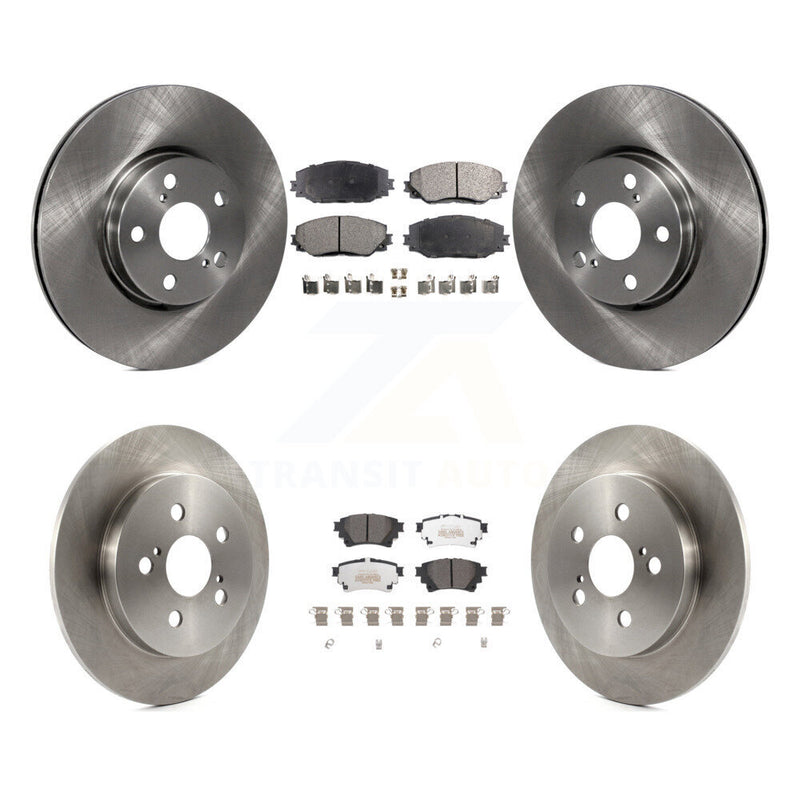Transit Auto K8F-103608 Disc Brake Kit for 2019 Toyota Corolla - Front and Rear product image