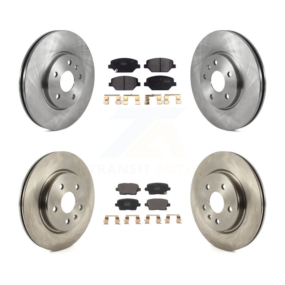 Transit Auto K8F-103609 Disc Brake Kit for 2019 Cadillac XT4 - Front and Rear product image