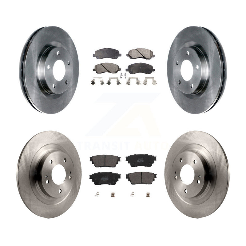 Transit Auto K8F-103612 Disc Brake Kit for 2017-2020 Mitsubishi Outlander - Front and Rear product image