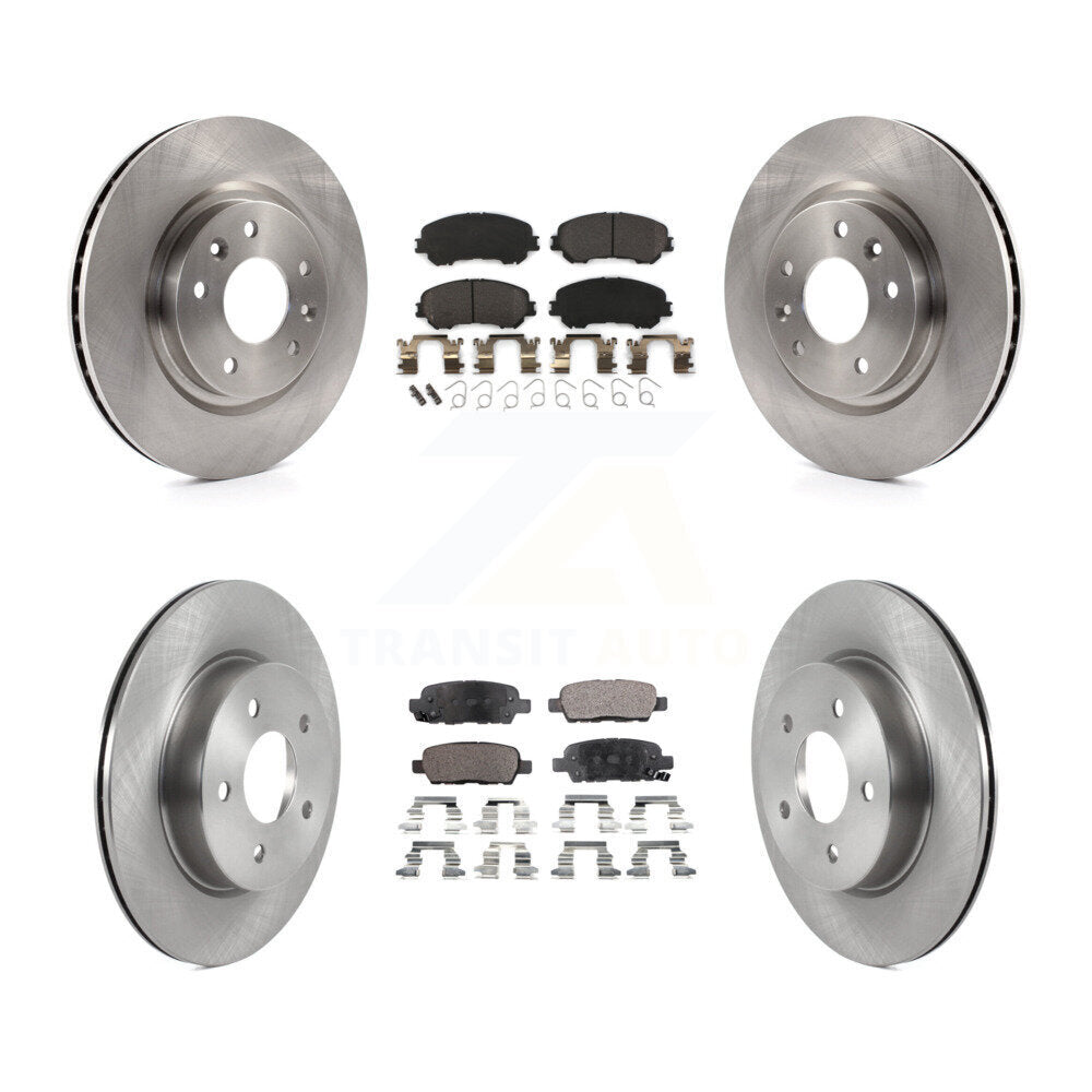 Transit Auto K8F-103615 Disc Brake Kit for 2017-2019 Nissan Rogue Sport, Nissan Qashqai - Front and Rear product image