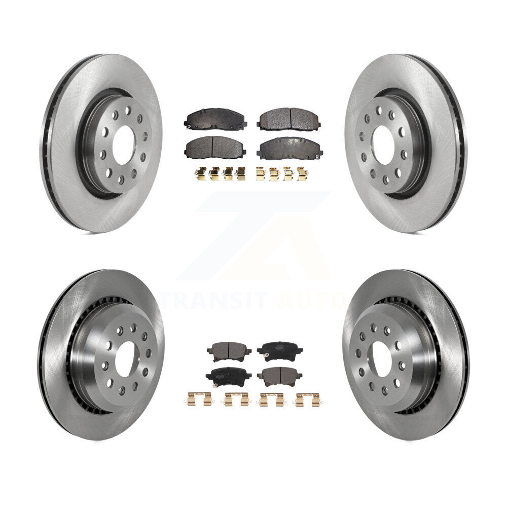 Transit Auto K8F-103617 Disc Brake Kit for 2020-2023 Jeep Gladiator - Front and Rear product image