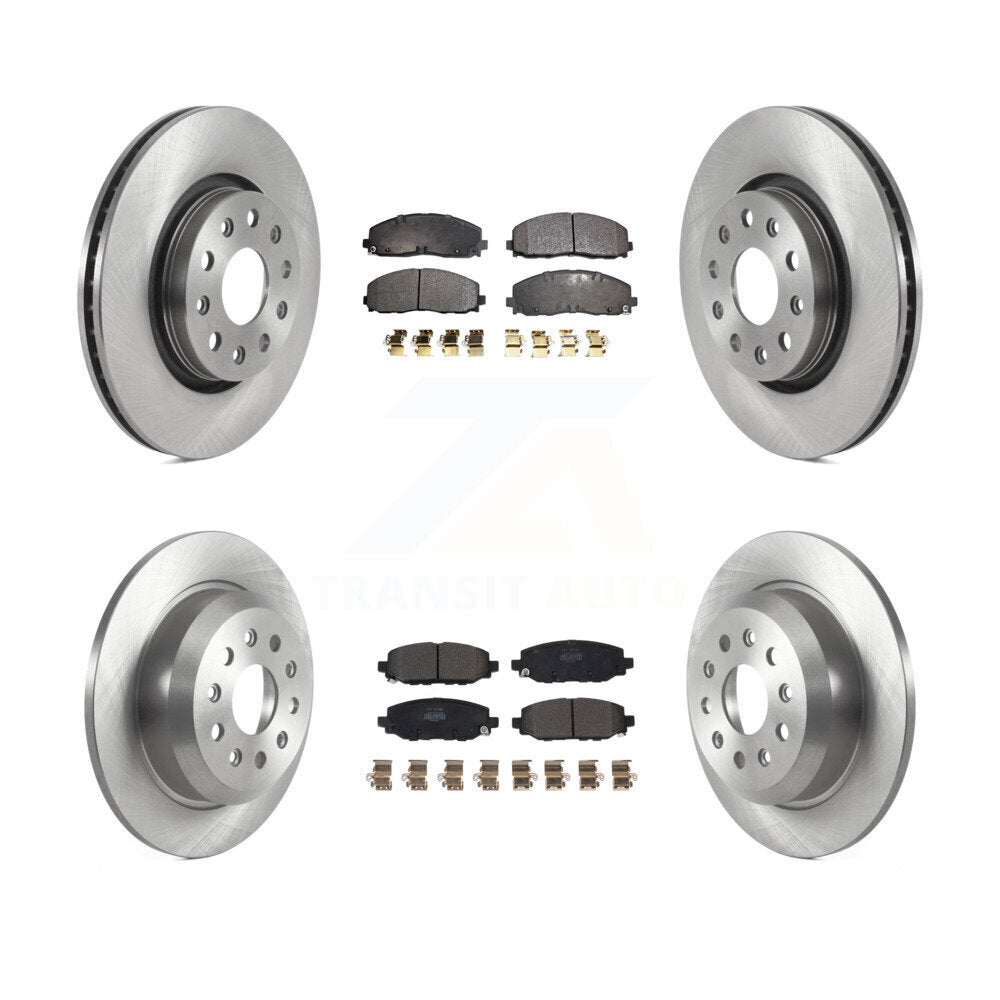 Transit Auto K8F-103618 Disc Brake Kit for 2018-2020 Jeep Wrangler - Front and Rear product image